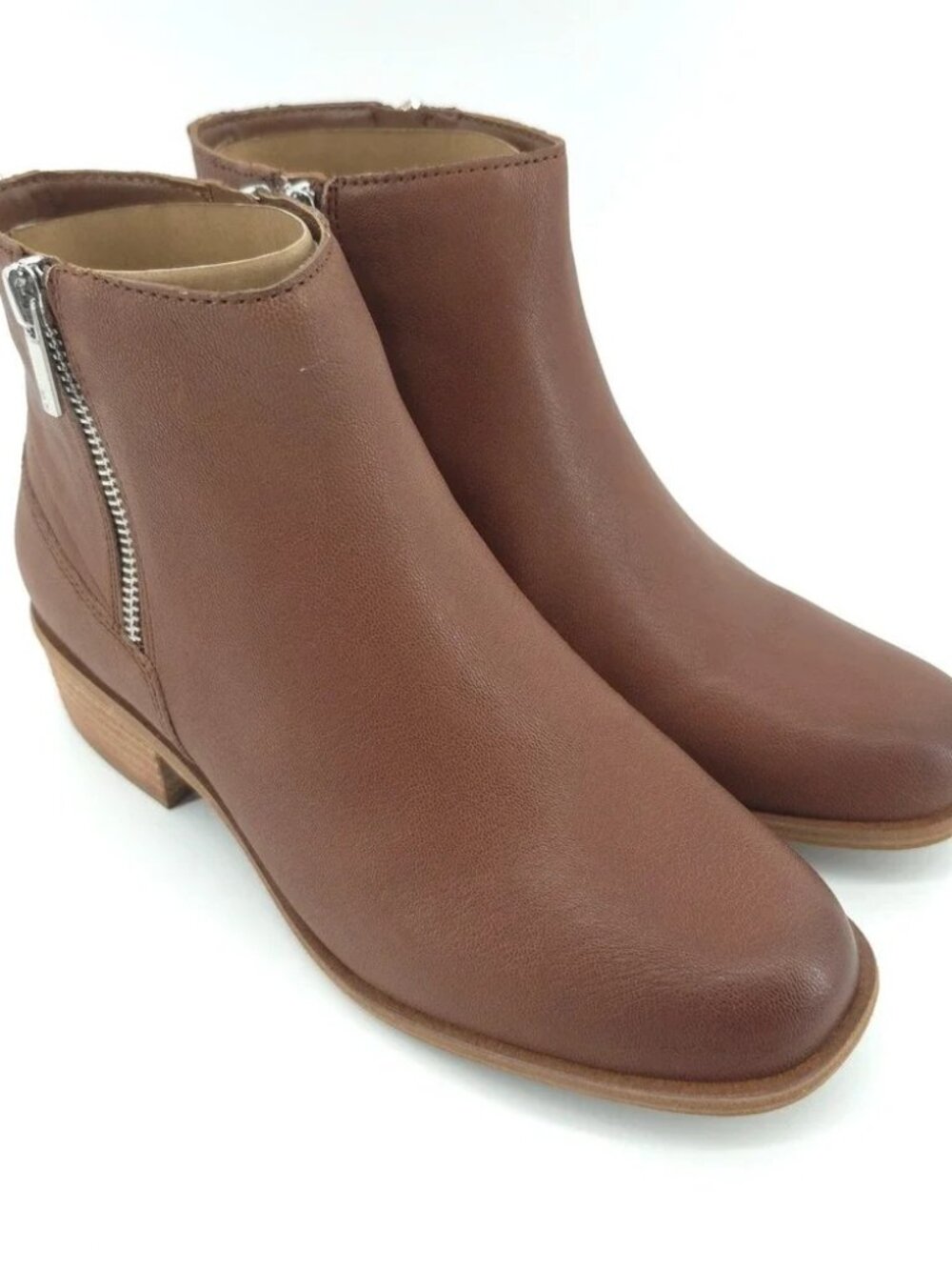 Lucky Brand Womens Baelee Leather Ankle Boot Roasted Brown  New In Box" Size8M